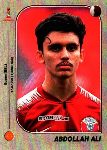 Sticker Abdollah Ali - World Cup U-20 Poland 2019 n. 255 - Gloria Editions