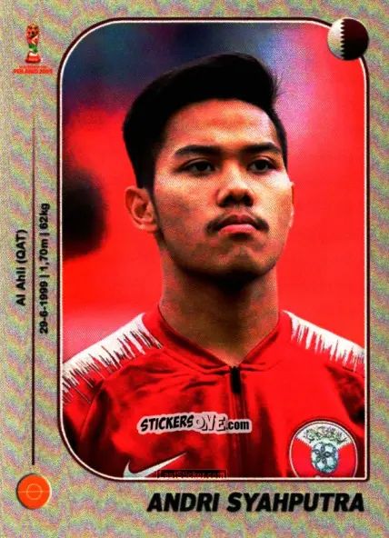 Sticker Andri Syahputra - World Cup U-20 Poland 2019 n. 256 - Gloria Editions