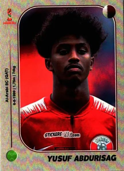 Sticker Yusuf Abdurisag - World Cup U-20 Poland 2019 n. 262 - Gloria Editions