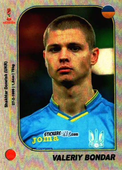 Cromo Valeriy Bondar - World Cup U-20 Poland 2019 n. 289 - Gloria Editions