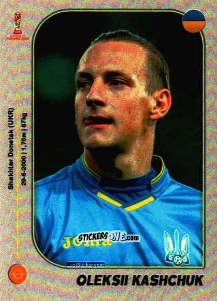 Sticker Oleksii Kashchuk - World Cup U-20 Poland 2019 n. 297 - Gloria Editions