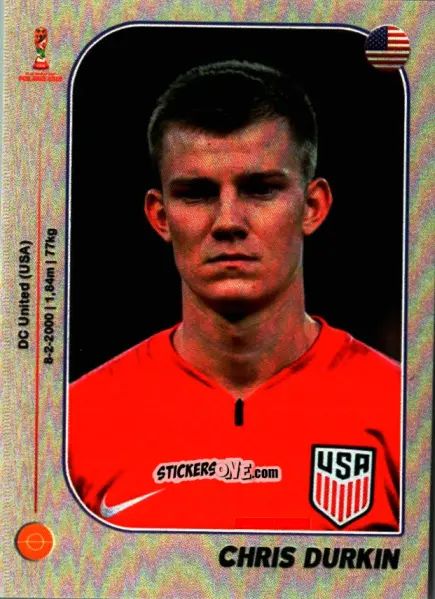 Cromo Chris Durkin - World Cup U-20 Poland 2019 n. 311 - Gloria Editions