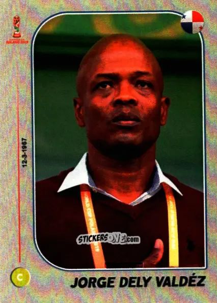 Sticker Coach: Jorge Dely Valdés - World Cup U-20 Poland 2019 n. 321 - Gloria Editions
