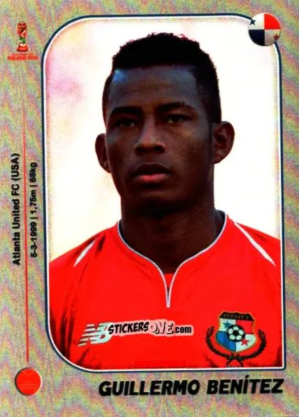 Sticker Guillermo Benítez - World Cup U-20 Poland 2019 n. 327 - Gloria Editions