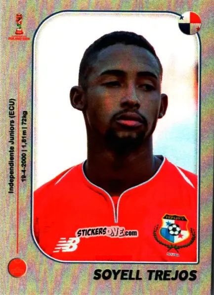 Sticker Soyell Trejos - World Cup U-20 Poland 2019 n. 329 - Gloria Editions