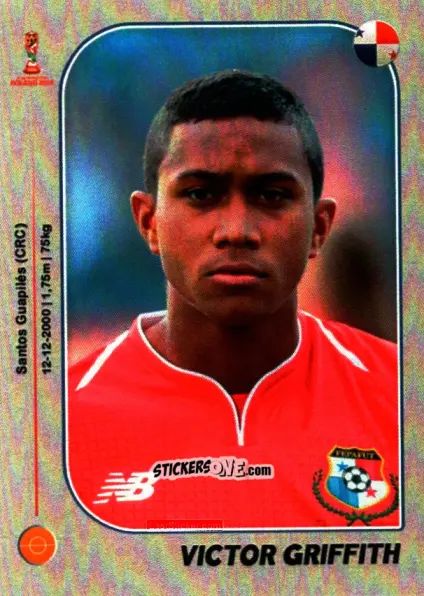 Sticker Víctor Griffith - World Cup U-20 Poland 2019 n. 330 - Gloria Editions