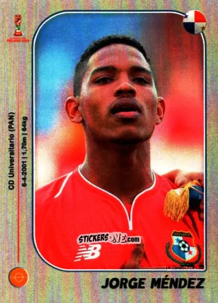 Sticker Jorge Méndez - World Cup U-20 Poland 2019 n. 333 - Gloria Editions