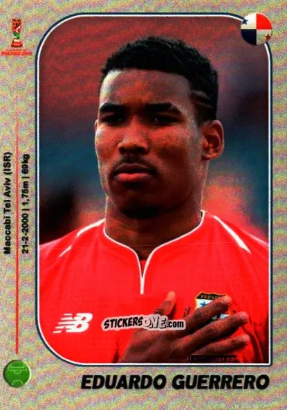 Sticker Eduardo Guerrero - World Cup U-20 Poland 2019 n. 336 - Gloria Editions