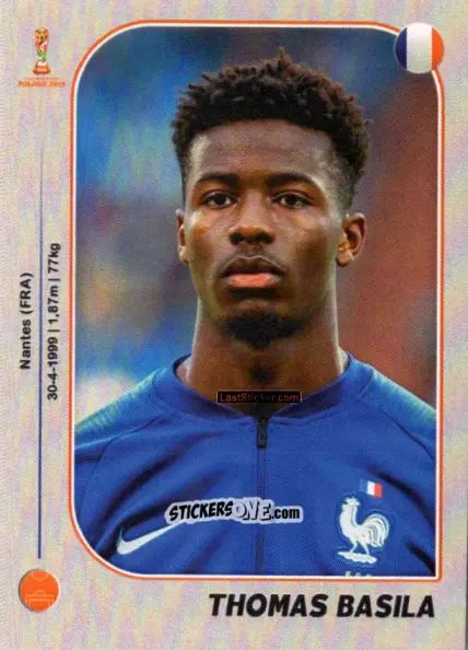 Figurina Thomas Basila - World Cup U-20 Poland 2019 n. 367 - Gloria Editions