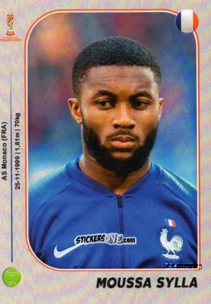 Sticker Moussa Sylla - World Cup U-20 Poland 2019 n. 375 - Gloria Editions