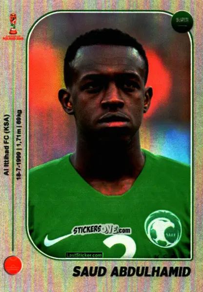 Sticker Saud Abdulhamid - World Cup U-20 Poland 2019 n. 381 - Gloria Editions