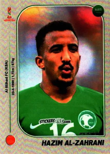 Sticker Hazim Al-Zahrani - World Cup U-20 Poland 2019 n. 385 - Gloria Editions