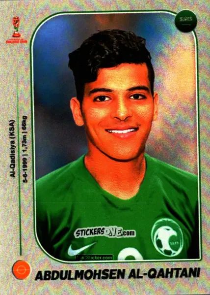 Sticker Abdulmohsen Al-Qahtani - World Cup U-20 Poland 2019 n. 387 - Gloria Editions