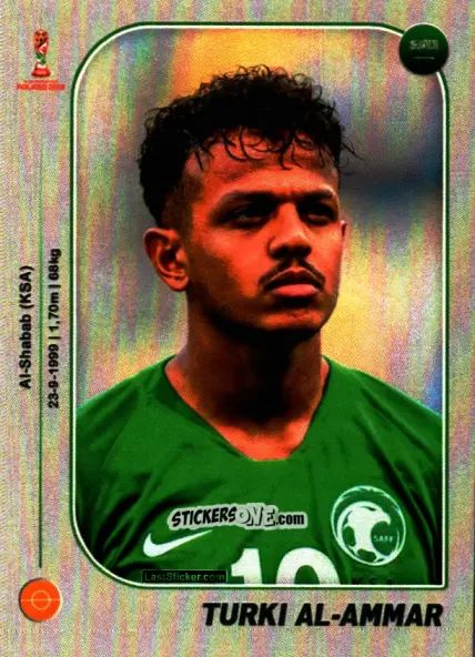 Sticker Turki Al-Ammar - World Cup U-20 Poland 2019 n. 390 - Gloria Editions