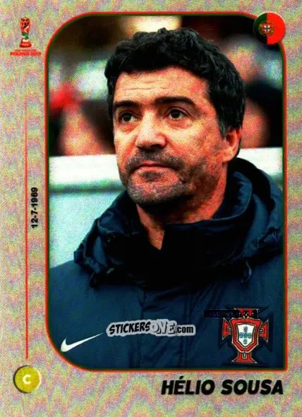Sticker Coach: Hélio Sousa - World Cup U-20 Poland 2019 n. 397 - Gloria Editions
