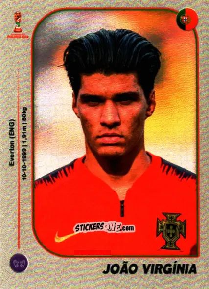 Sticker João Virgínia - World Cup U-20 Poland 2019 n. 399 - Gloria Editions