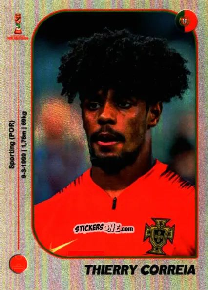 Sticker Thierry Correia - World Cup U-20 Poland 2019 n. 403 - Gloria Editions