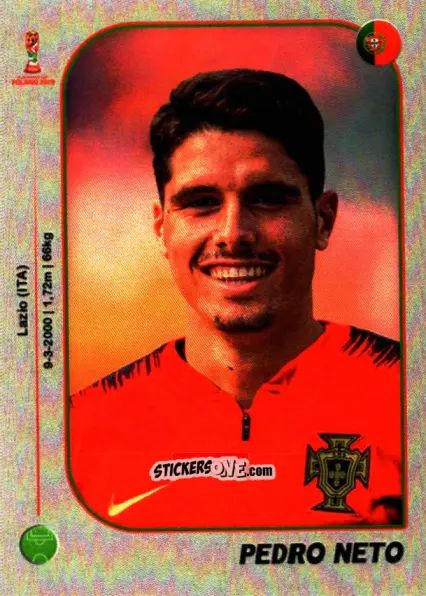 Sticker Pedro Neto - World Cup U-20 Poland 2019 n. 412 - Gloria Editions