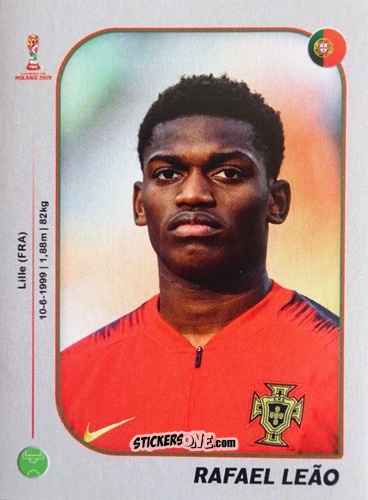 Figurina Rafael Leão - World Cup U-20 Poland 2019 n. 413 - Gloria Editions