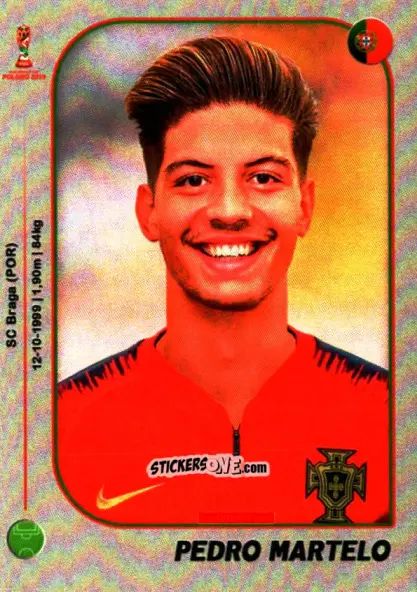 Figurina Pedro Martelo - World Cup U-20 Poland 2019 n. 414 - Gloria Editions