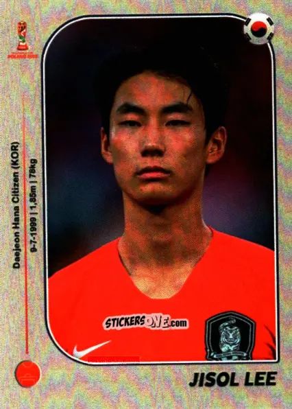 Sticker Ji-sol Lee - World Cup U-20 Poland 2019 n. 421 - Gloria Editions