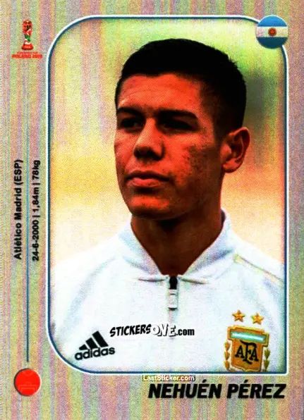 Sticker Nehuén Pérez - World Cup U-20 Poland 2019 n. 438 - Gloria Editions