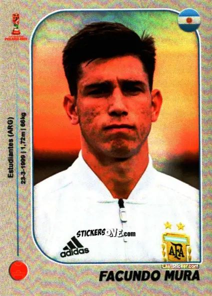 Sticker Facundo Mura - World Cup U-20 Poland 2019 n. 440 - Gloria Editions