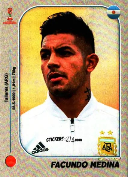 Sticker Facundo Medina - World Cup U-20 Poland 2019 n. 441 - Gloria Editions
