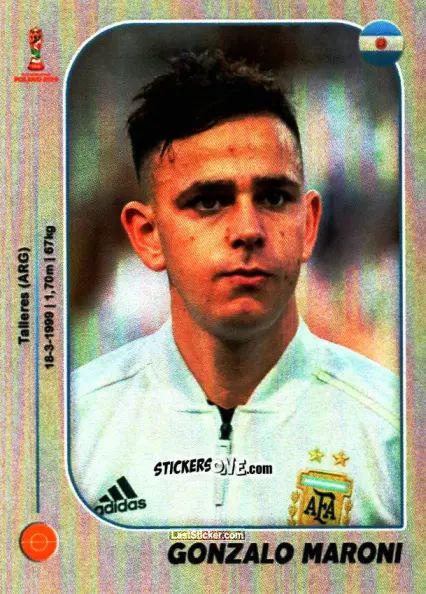 Cromo Gonzalo Maroni - World Cup U-20 Poland 2019 n. 447 - Gloria Editions
