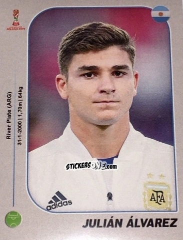Figurina Julián Álvarez - World Cup U-20 Poland 2019 n. 451 - Gloria Editions