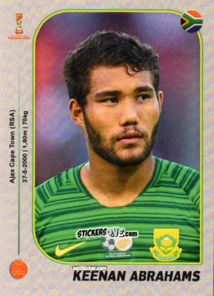 Sticker Keenan Abrahams - World Cup U-20 Poland 2019 n. 457 - Gloria Editions