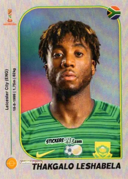 Sticker Thakgalo Leshabela - World Cup U-20 Poland 2019 n. 464 - Gloria Editions