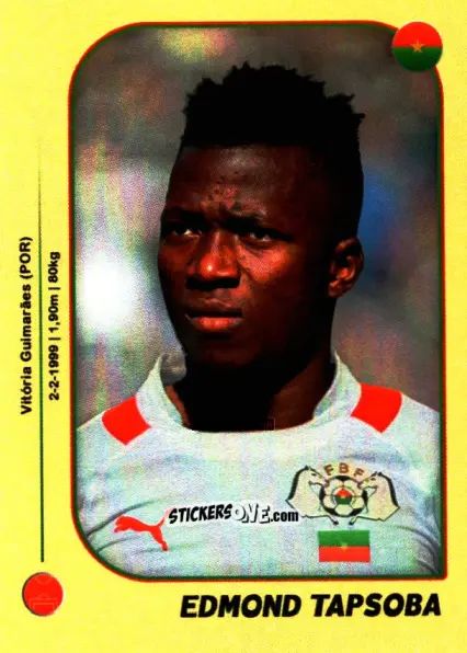 Sticker Edmond Tapsoba - World Cup U-20 Poland 2019 n. 473 - Gloria Editions