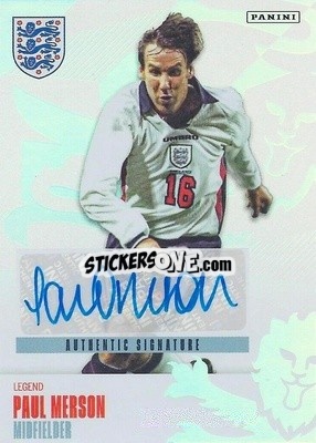 Figurina Paul Merson - The Best of England 2022 - Panini