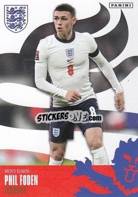 Sticker Phil Foden - The Best of England 2022 n. 17 - Panini
