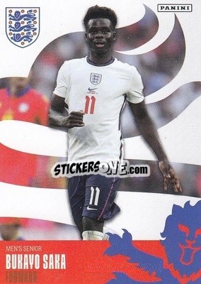 Sticker Bukayo Saka - The Best of England 2022 n. 19 - Panini