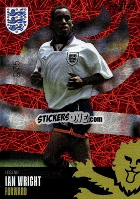 Sticker Ian Wright - The Best of England 2022 n. 50rlf - Panini