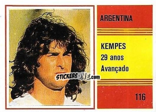 Sticker Mario Kempes