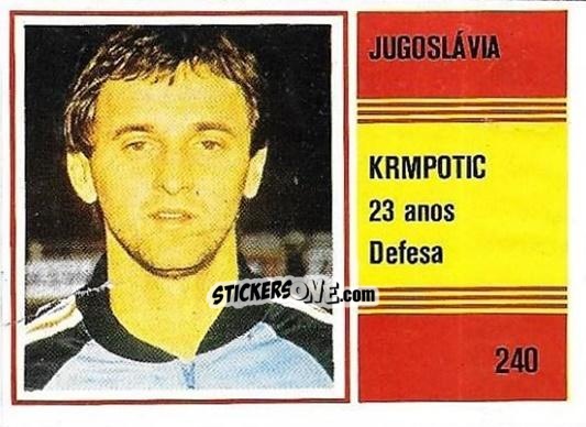 Sticker Zlatko Krmpotic