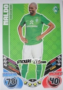 Sticker Naldo - German Football Bundesliga 2011-2012. Match Attax - Topps