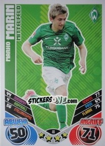 Figurina Marko Marin - German Football Bundesliga 2011-2012. Match Attax - Topps