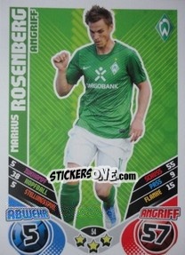 Cromo Markus Rosenberg - German Football Bundesliga 2011-2012. Match Attax - Topps