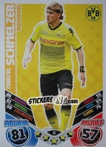 Figurina Marcel Schmelzer - German Football Bundesliga 2011-2012. Match Attax - Topps
