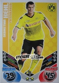 Cromo Sebastian Kehl - German Football Bundesliga 2011-2012. Match Attax - Topps