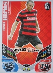 Sticker Pavel Krmas - German Football Bundesliga 2011-2012. Match Attax - Topps