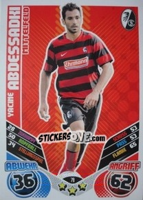 Figurina Yacine Abdessadki - German Football Bundesliga 2011-2012. Match Attax - Topps