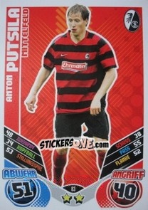 Sticker Anton Putsila - German Football Bundesliga 2011-2012. Match Attax - Topps