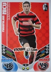 Cromo Maximilian Nicu - German Football Bundesliga 2011-2012. Match Attax - Topps