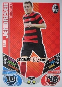 Sticker Erik Jendrisek - German Football Bundesliga 2011-2012. Match Attax - Topps