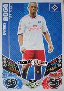 Sticker Dennis Aogo - German Football Bundesliga 2011-2012. Match Attax - Topps